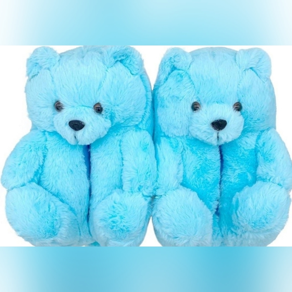Teddy bear slippers